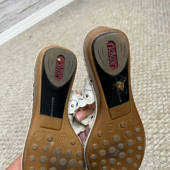 Rieker sandals white size  40 - Picture 9 of 9